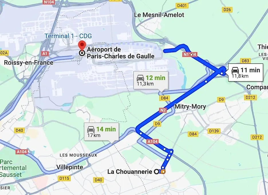 Grande Maison Proche Paris Mitry-Mory 0*,